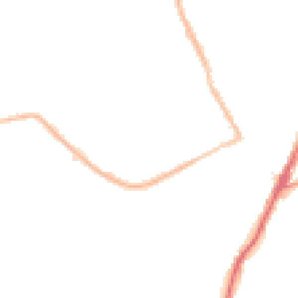 Night-time road noise heatmap for DA8 1YB