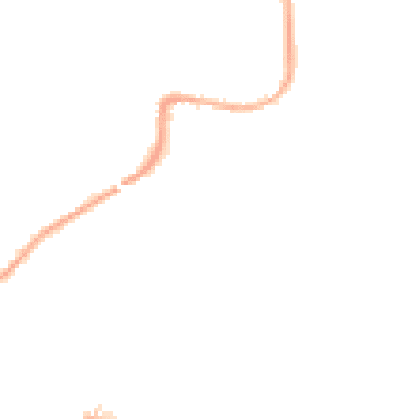Night-time road noise heatmap for DA8 2NR