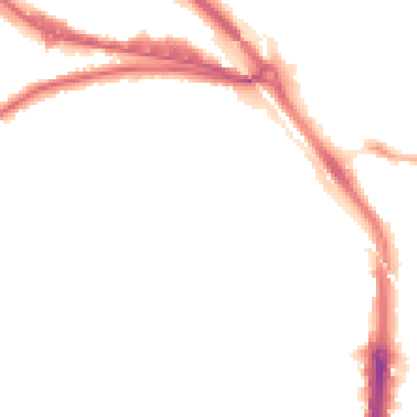 Night-time road noise heatmap for DA8 3AX