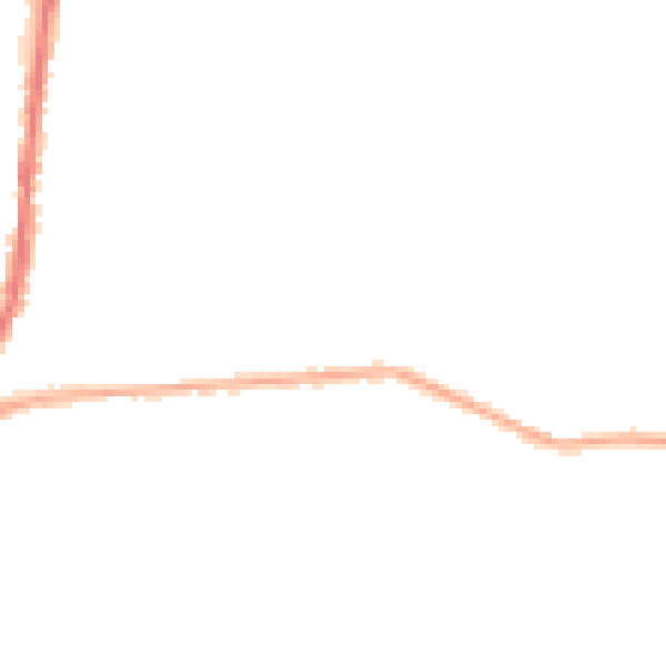 Night-time road noise heatmap for DA8 3JQ