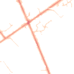 Daytime road noise heatmap for DE12 6AA