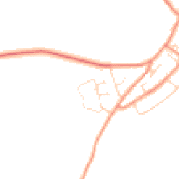 Daytime road noise heatmap for DE12 6AX