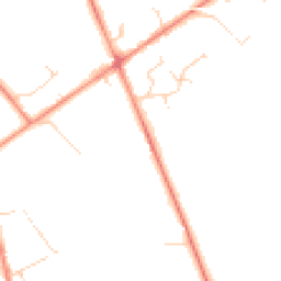 Daytime road noise heatmap for DE12 6BF