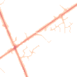 Daytime road noise heatmap for DE12 6BU