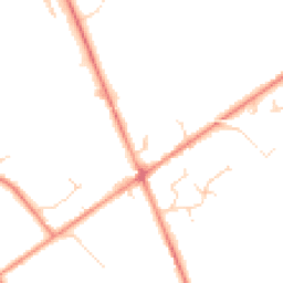 Daytime road noise heatmap for DE12 6BY