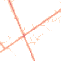 Daytime road noise heatmap for DE12 6DJ