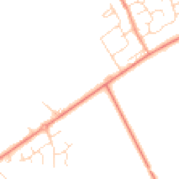 Daytime road noise heatmap for DE12 6DW