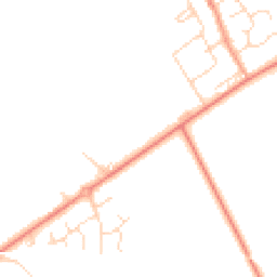 Daytime road noise heatmap for DE12 6DY