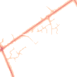 Daytime road noise heatmap for DE12 6EQ