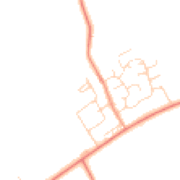 Daytime road noise heatmap for DE12 6ET
