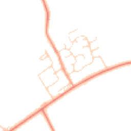 Daytime road noise heatmap for DE12 6EX