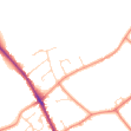 Daytime road noise heatmap for DE12 6GZ