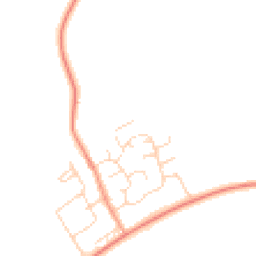Daytime road noise heatmap for DE12 6HH