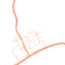 Daytime road noise heatmap for DE12 6HR