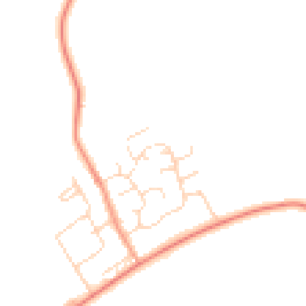 Daytime road noise heatmap for DE12 6HR