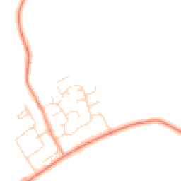 Daytime road noise heatmap for DE12 6HZ