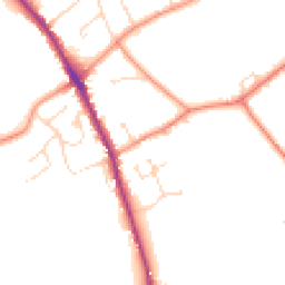 Daytime road noise heatmap for DE12 6JB
