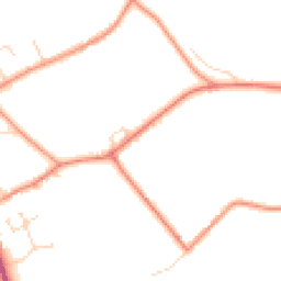 Daytime road noise heatmap for DE12 6JD