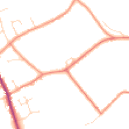 Daytime road noise heatmap for DE12 6JE