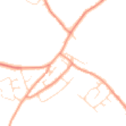 Daytime road noise heatmap for DE12 6PY