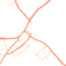 Daytime road noise heatmap for DE12 6QB