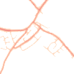Daytime road noise heatmap for DE12 6QG