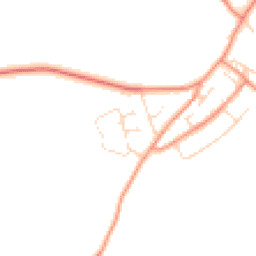 Daytime road noise heatmap for DE12 6QU