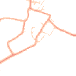 Daytime road noise heatmap for DE12 7AH