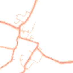 Daytime road noise heatmap for DE12 7AQ