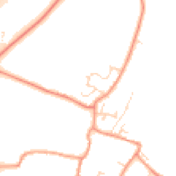 Daytime road noise heatmap for DE12 7BW