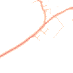 Daytime road noise heatmap for DE12 7DZ