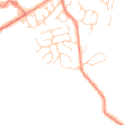 Daytime road noise heatmap for DE12 7EN