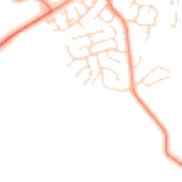 Daytime road noise heatmap for DE12 7EP