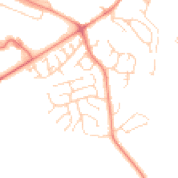 Daytime road noise heatmap for DE12 7EU