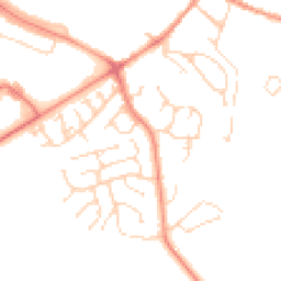 Daytime road noise heatmap for DE12 7EX