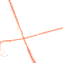 Daytime road noise heatmap for DE12 7FN