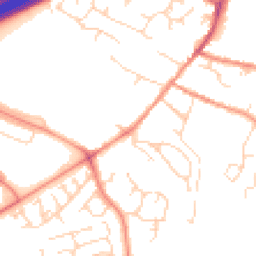 Daytime road noise heatmap for DE12 7HW