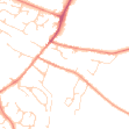 Daytime road noise heatmap for DE12 7LH