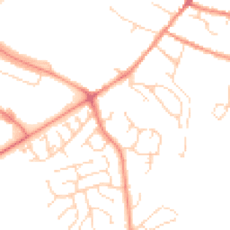 Daytime road noise heatmap for DE12 7LZ