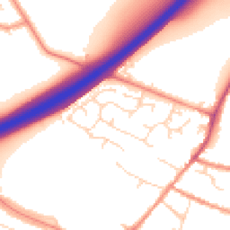 Daytime road noise heatmap for DE12 7NZ