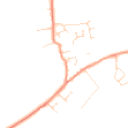 Daytime road noise heatmap for DE12 7PS