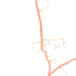 Daytime road noise heatmap for DE12 7PW