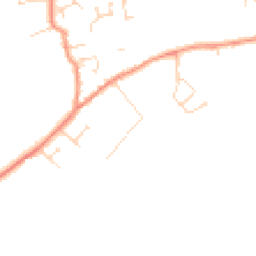 Daytime road noise heatmap for DE12 7PZ