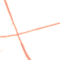 Daytime road noise heatmap for DE12 7QF