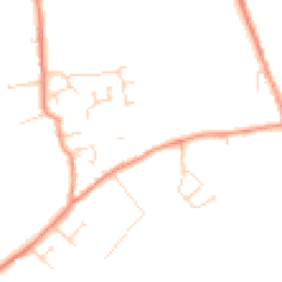 Daytime road noise heatmap for DE12 7QL