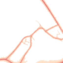 Daytime road noise heatmap for DE12 7QN