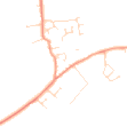 Daytime road noise heatmap for DE12 7QW