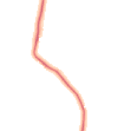 Night-time road noise heatmap for DE12 8AW