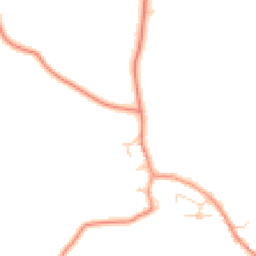 Daytime road noise heatmap for DE12 8AZ