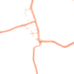 Daytime road noise heatmap for DE12 8BZ